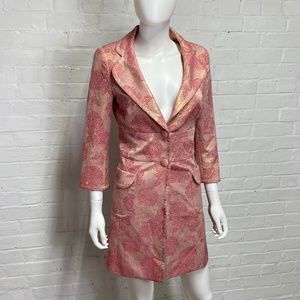 Banana Republic Pink Rose Gold Jacket - Size S